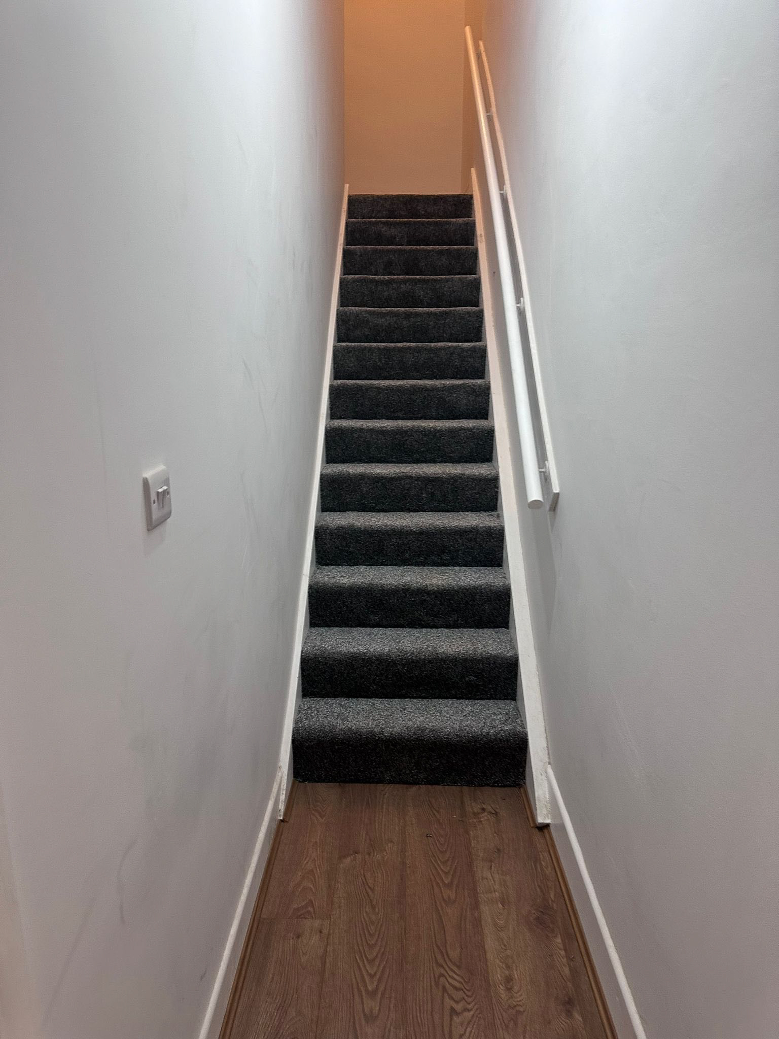 Open plan laminate flooring installation West Yorkshire