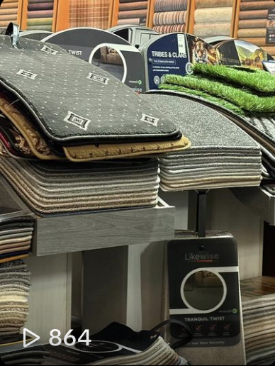 Modern hallway flooring