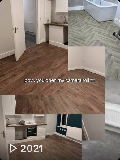 Recent carpet installation